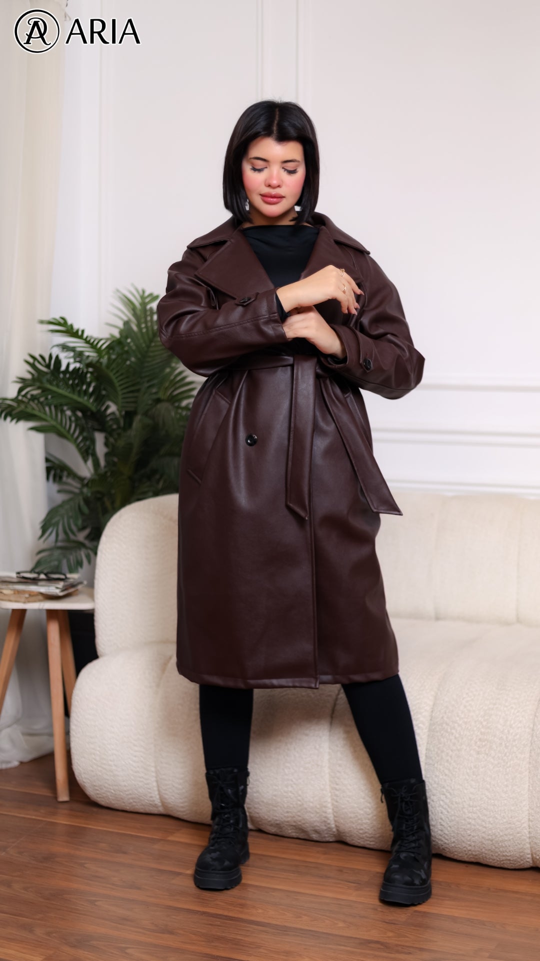 Trench Coat - Brown Vintage