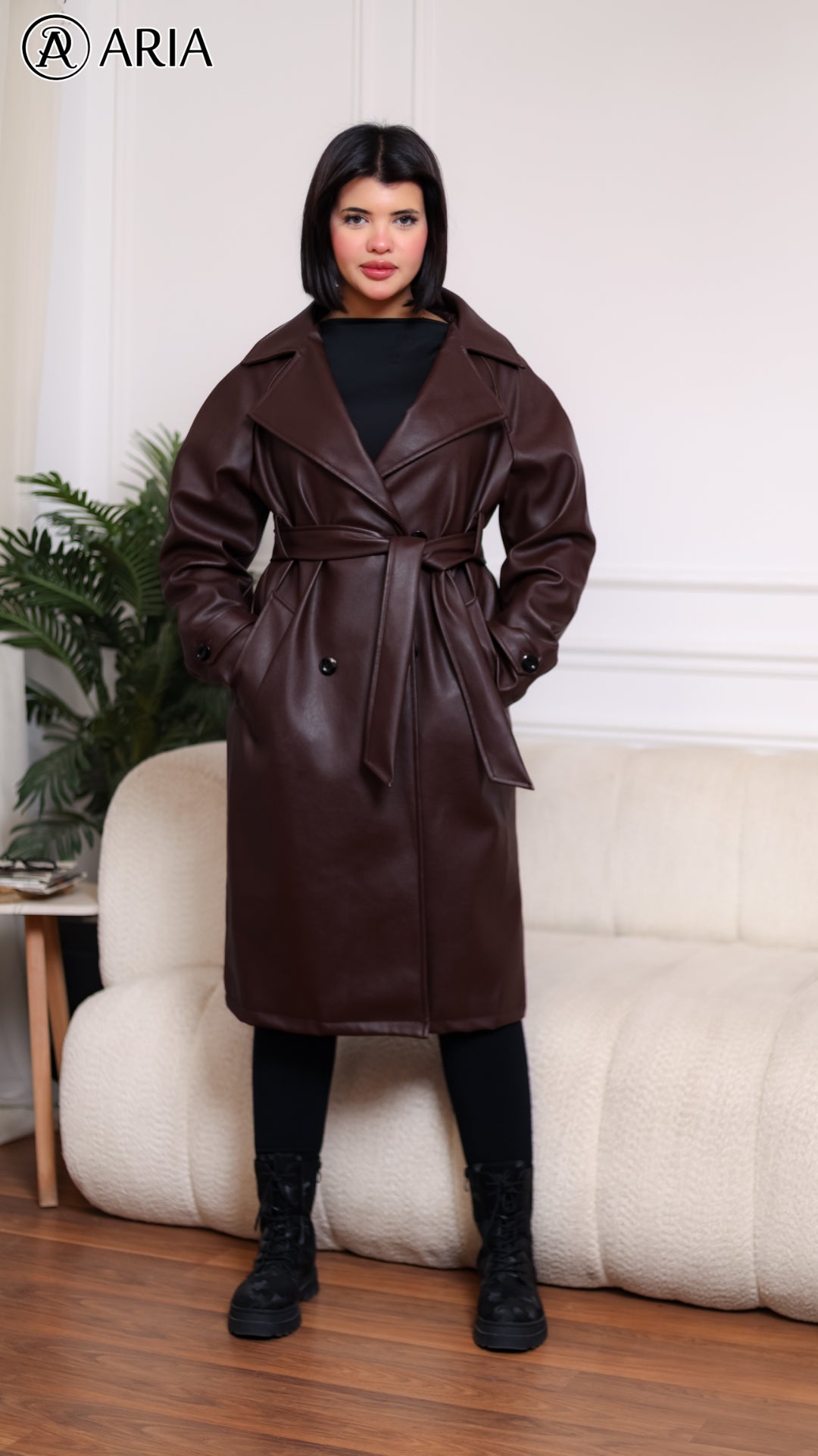 Trench Coat - Brown Vintage