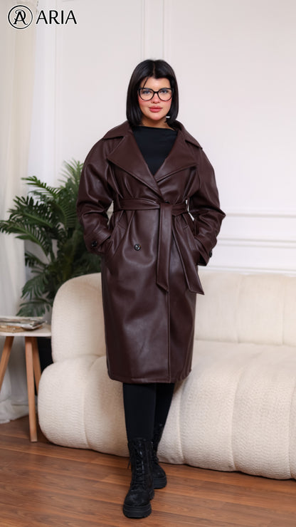 Trench Coat - Brown Vintage
