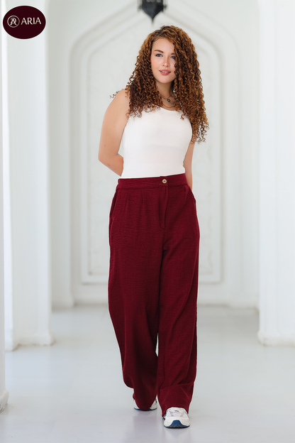 Burgundy Pant